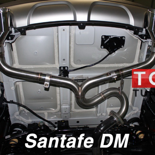 Выхлопная система Twin JUN B.L. JBL3D-20412 на Hyundai Santa Fe 3 (DM)